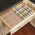 Expandable Acrylic Spice Organizer for Drawers