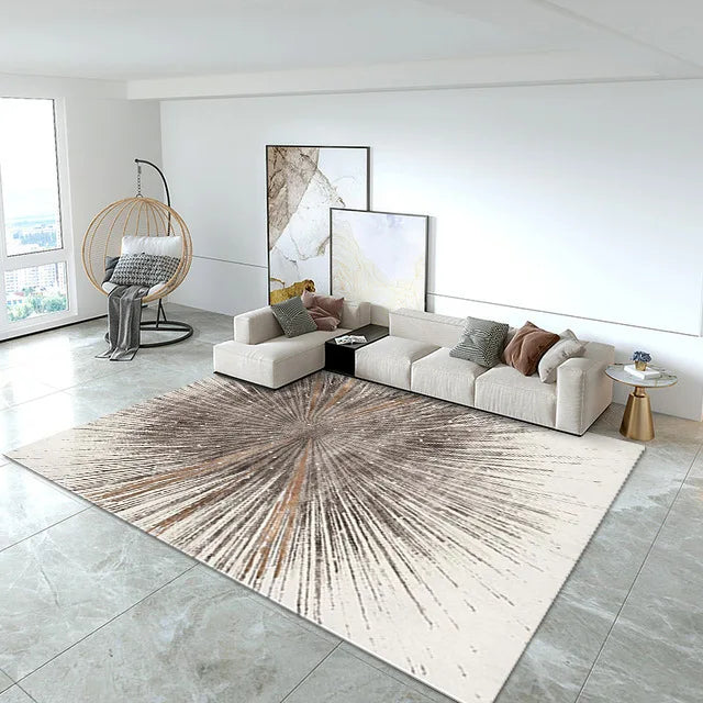 VIKAMA Abstract Radiant Line Large Area Rug