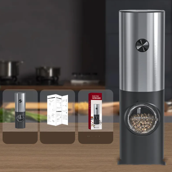Sleek and Essential Pepper Mill