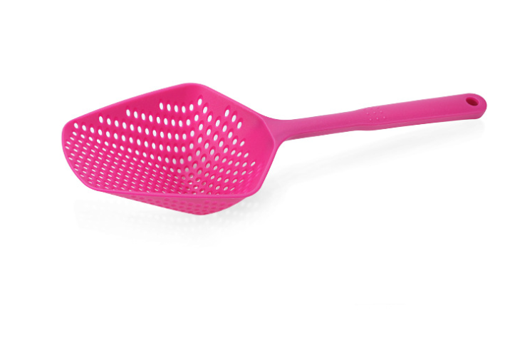 Nylon Kitchen Multitool: Strainer Spatula & Ice Scoop