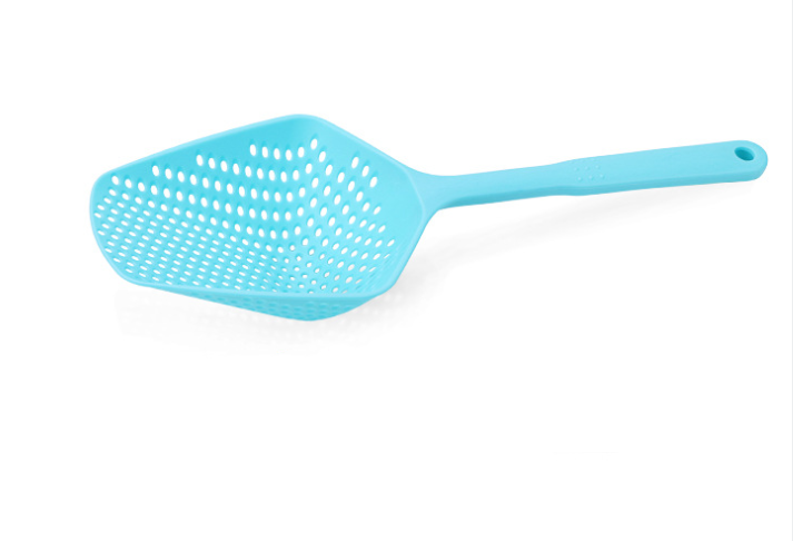 Nylon Kitchen Multitool: Strainer Spatula & Ice Scoop