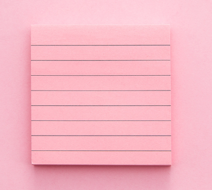 SlimLine Sticky Note Journal