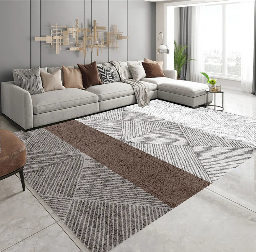 VIKAMA Abstract Radiant Line Large Area Rug